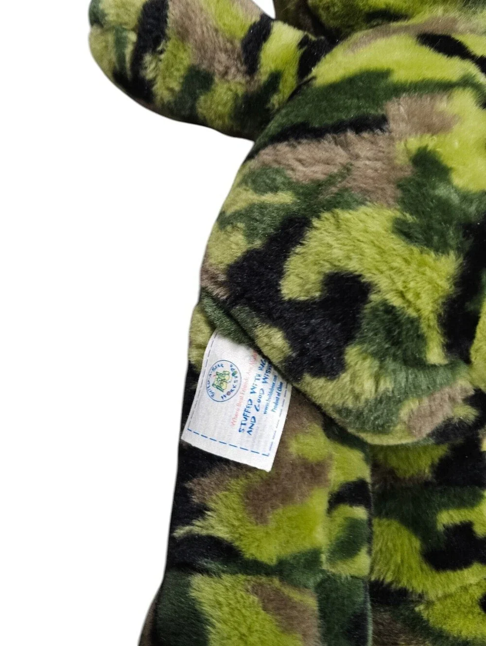 Build-A-Bear Workshop camouflage plush Classic Bear Green